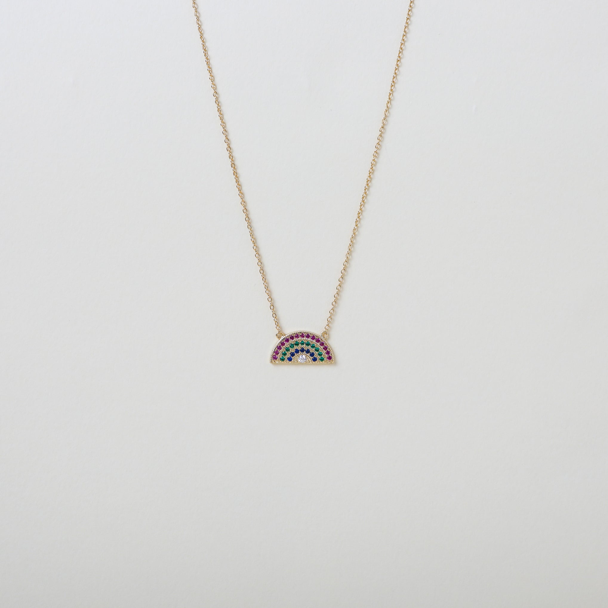 Gilded Rainbow Necklace,