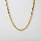 Classic gold cuban link necklace