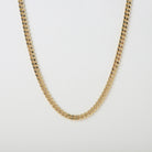 Classic gold cuban link necklace