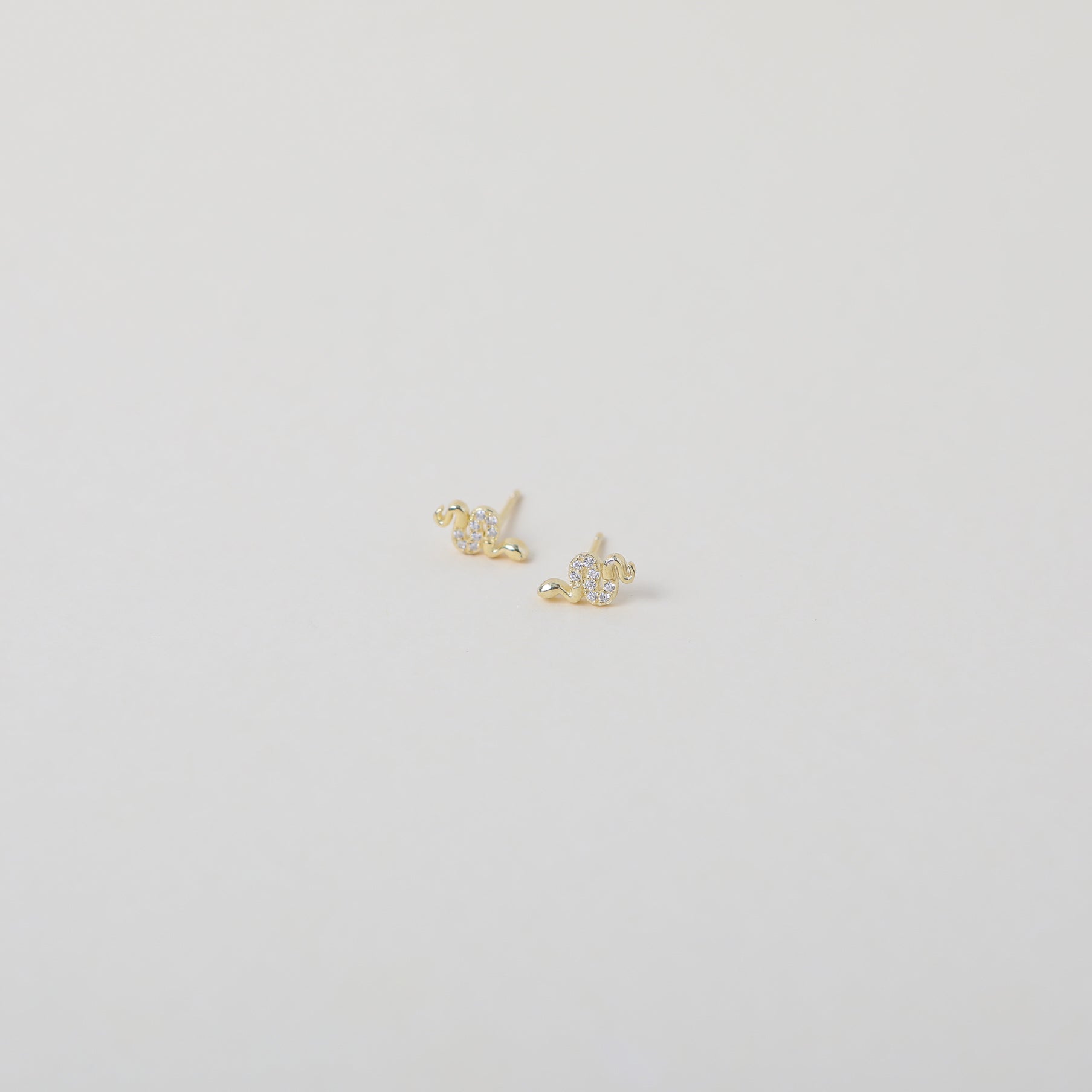 Nirvana Gold vermeil Crystal Studs