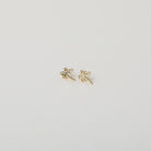 elegant Gold Palm Tree studs