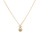 Ladybird Charm Necklace Botanical