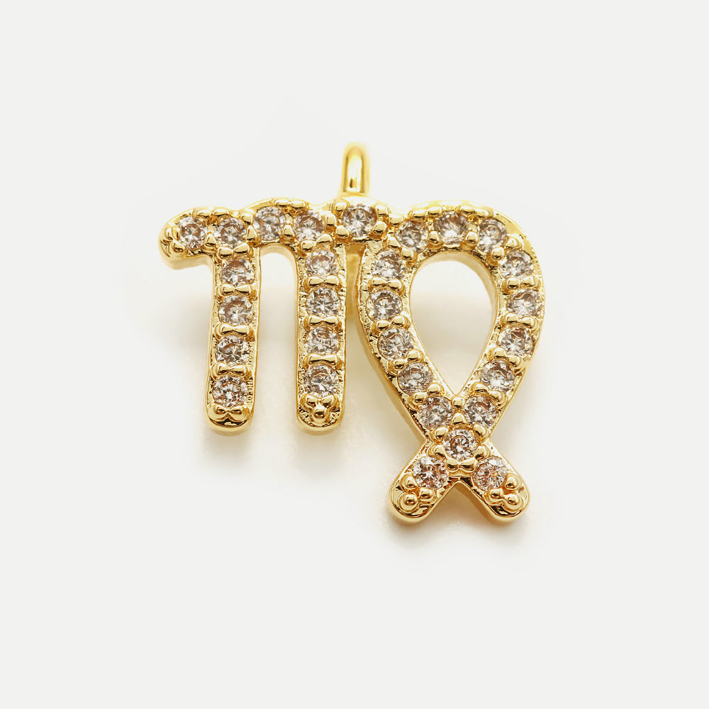 crystal zodiac charms