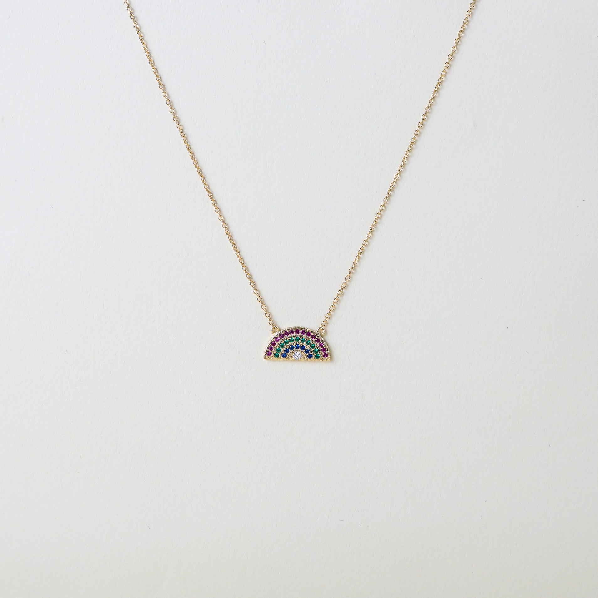  Gilded Rainbow Necklace,