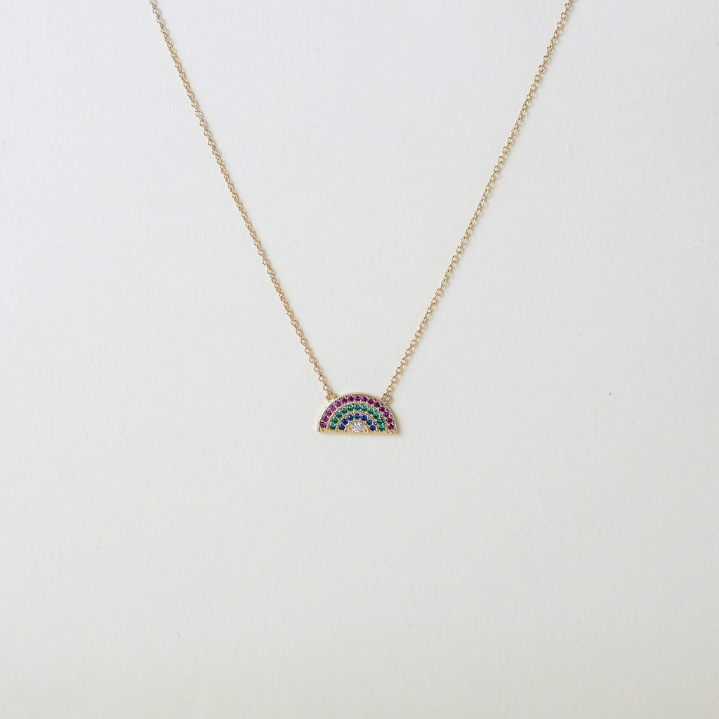  Gilded Rainbow Necklace,