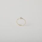 gold crystal accented lightening bold ring