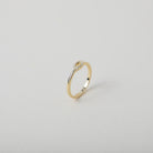 gold Twisted love knot ring