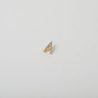 Gold and Crystal accented Alphabet Charm A
