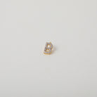 Gold and Crystal accented Alphabet Charm B