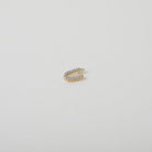 Gold and Crystal accented Alphabet Charm