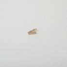 Gold and Crystal accented Alphabet Charm
