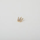 Gold and Crystal accented Alphabet Charm
