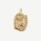 crystal personalized zodiac charm Cancer